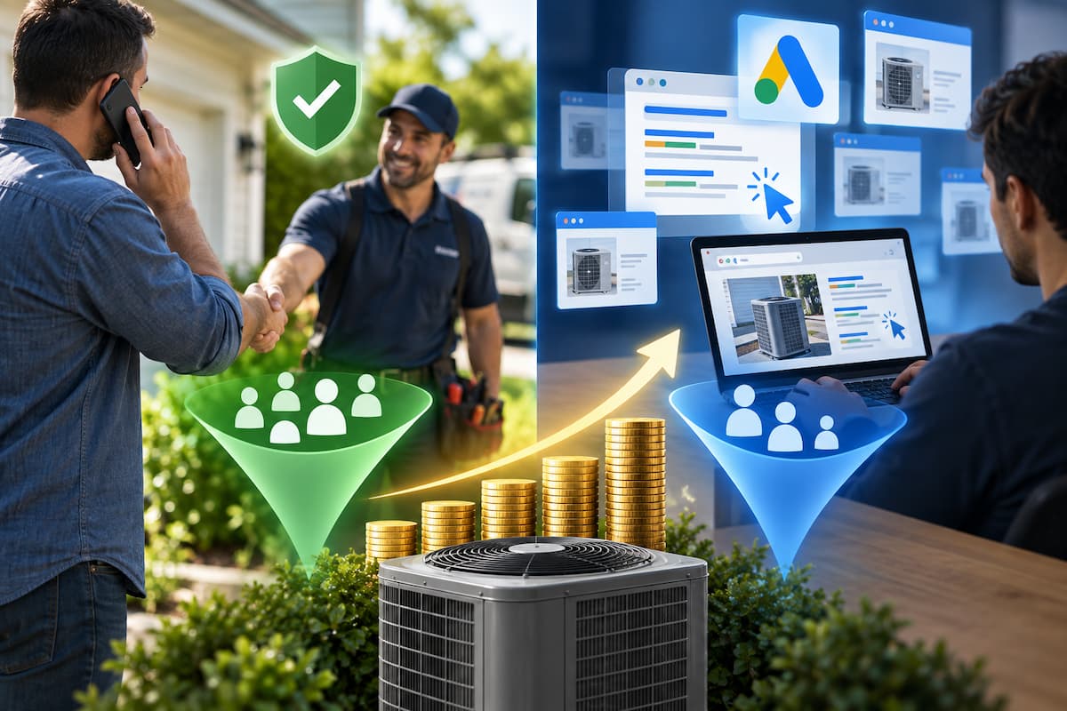 HVAC LSA vs PPC — Which Channel Delivers Better ROI